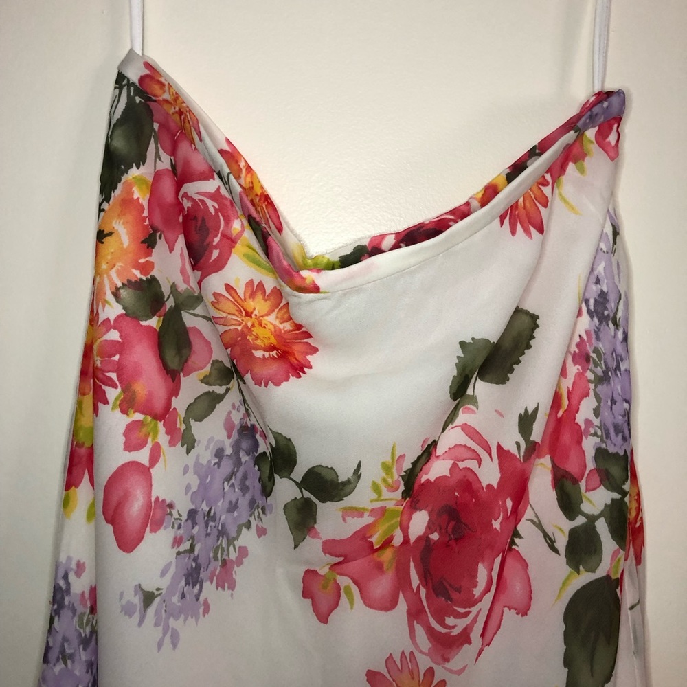 Spenser Jeremy White Floral Design Skirt